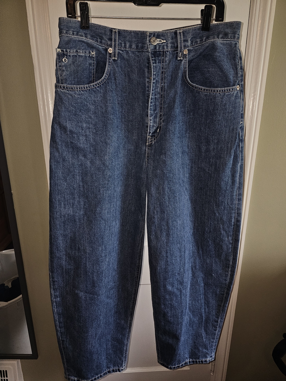 Etica Boyfriend Jeans — Dark Blue Denim